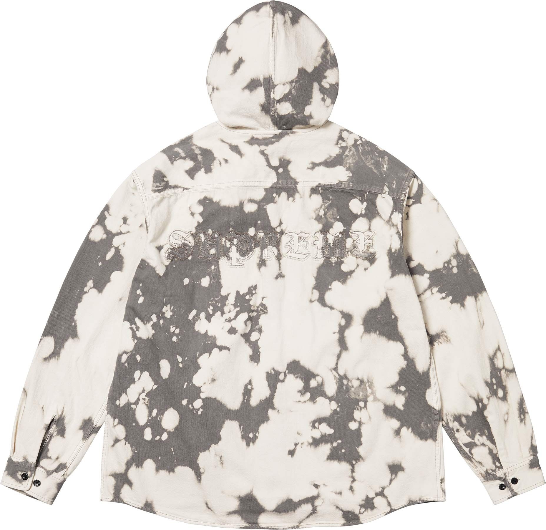 Hooded Denim Shirt view 9